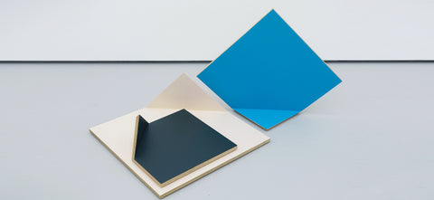 Partially Folded Square Paintings
